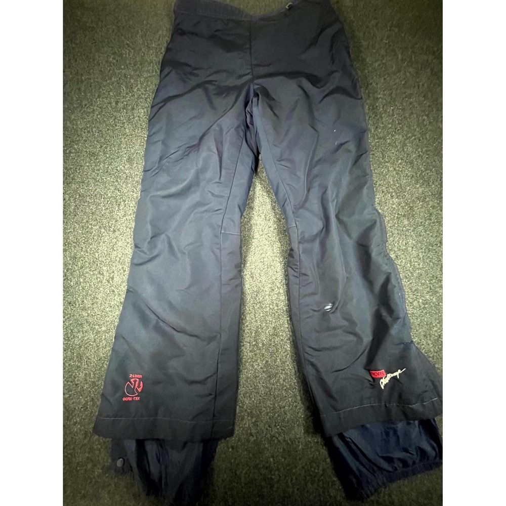 Vintage Roffe Challenge Gore-Tex Ski Snow Pants Mens Large Navy Blue Winter